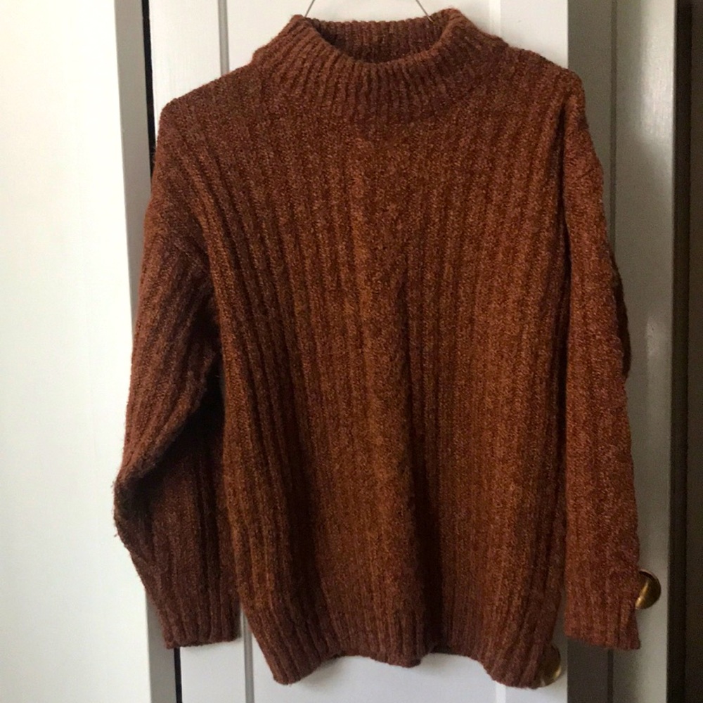 Vintage Denim Republic Chunky Sweater Turtle Neck